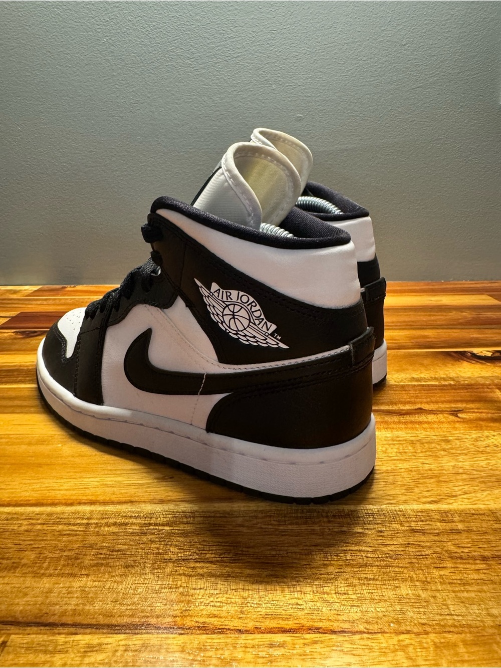 Jordan Women’s High-Top Sneakers - Black & White - Picture 4 of 12
